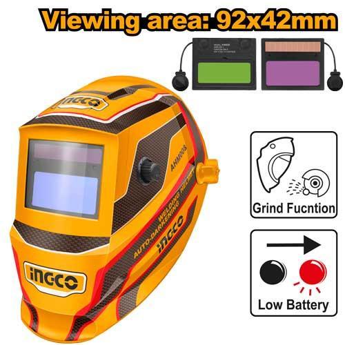 Ingco AHM008 Auto-darkening Welding Helmet