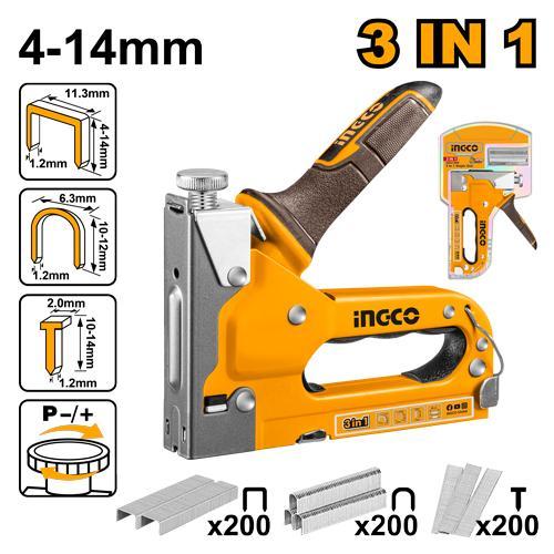 Ingco HSG1405 3 In 1 Staple Gun