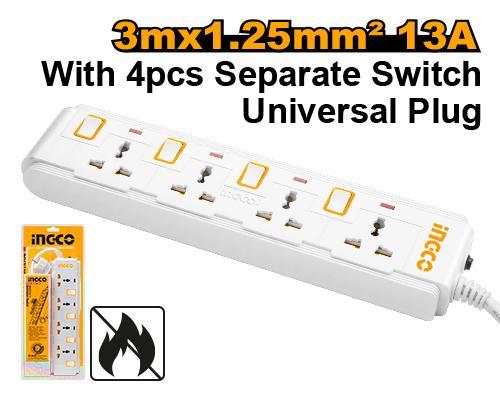 Ingco HES03041V Extension Socket