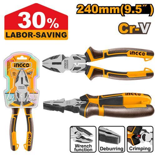 Ingco HHCP28240 High Leverage Combination Pliers