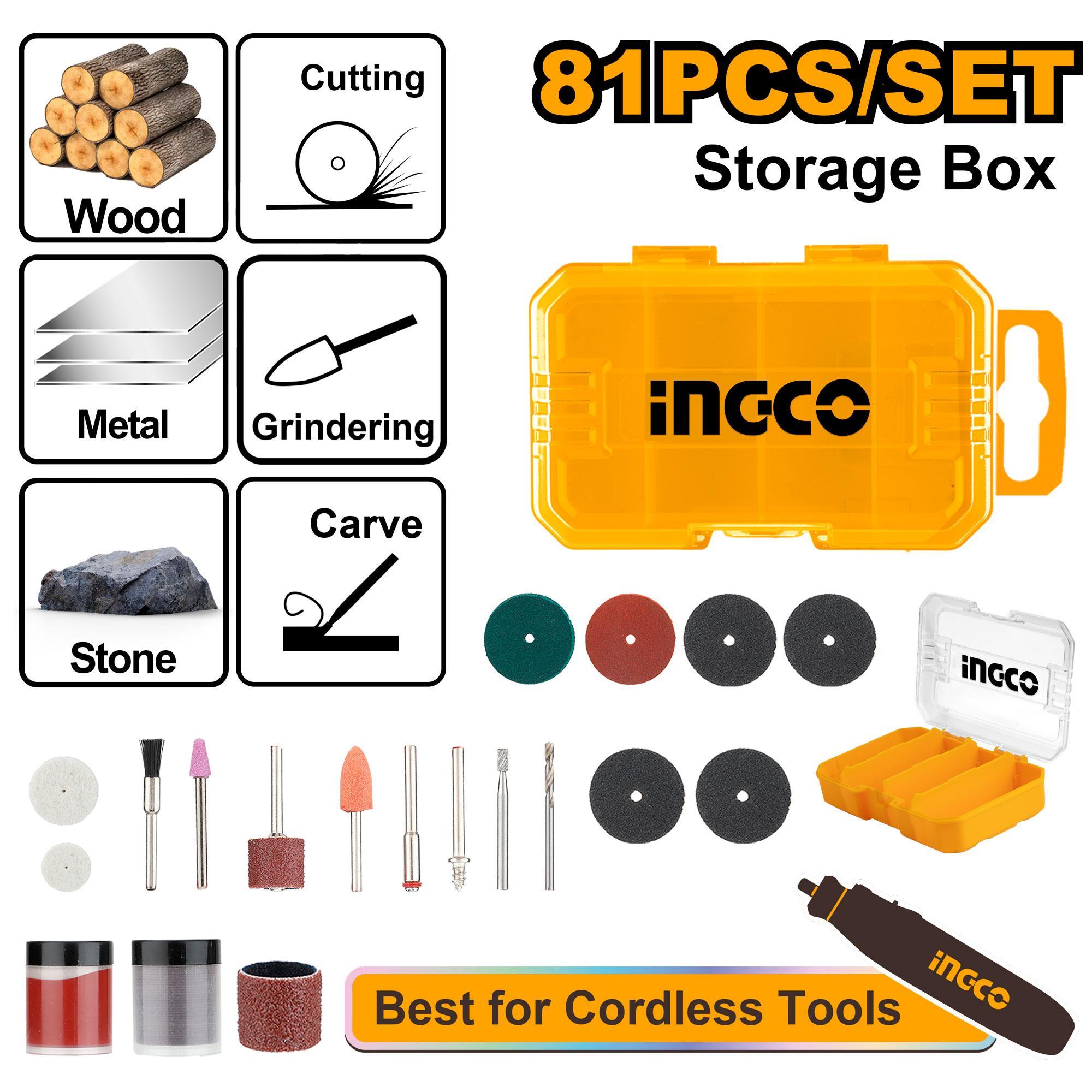 Ingco AKMG8081 Accessories Of Mini Drill