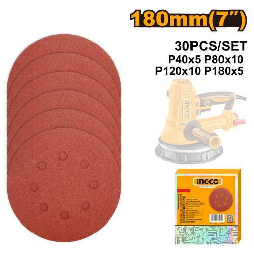 Ingco AKRS180030 Sanding Sheet For Random Orbital Sander