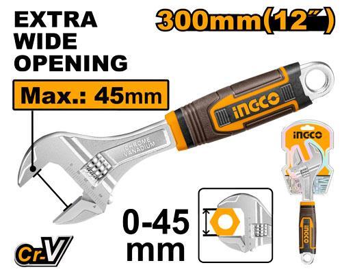 Ingco HADW131128 Adjustable Wrench