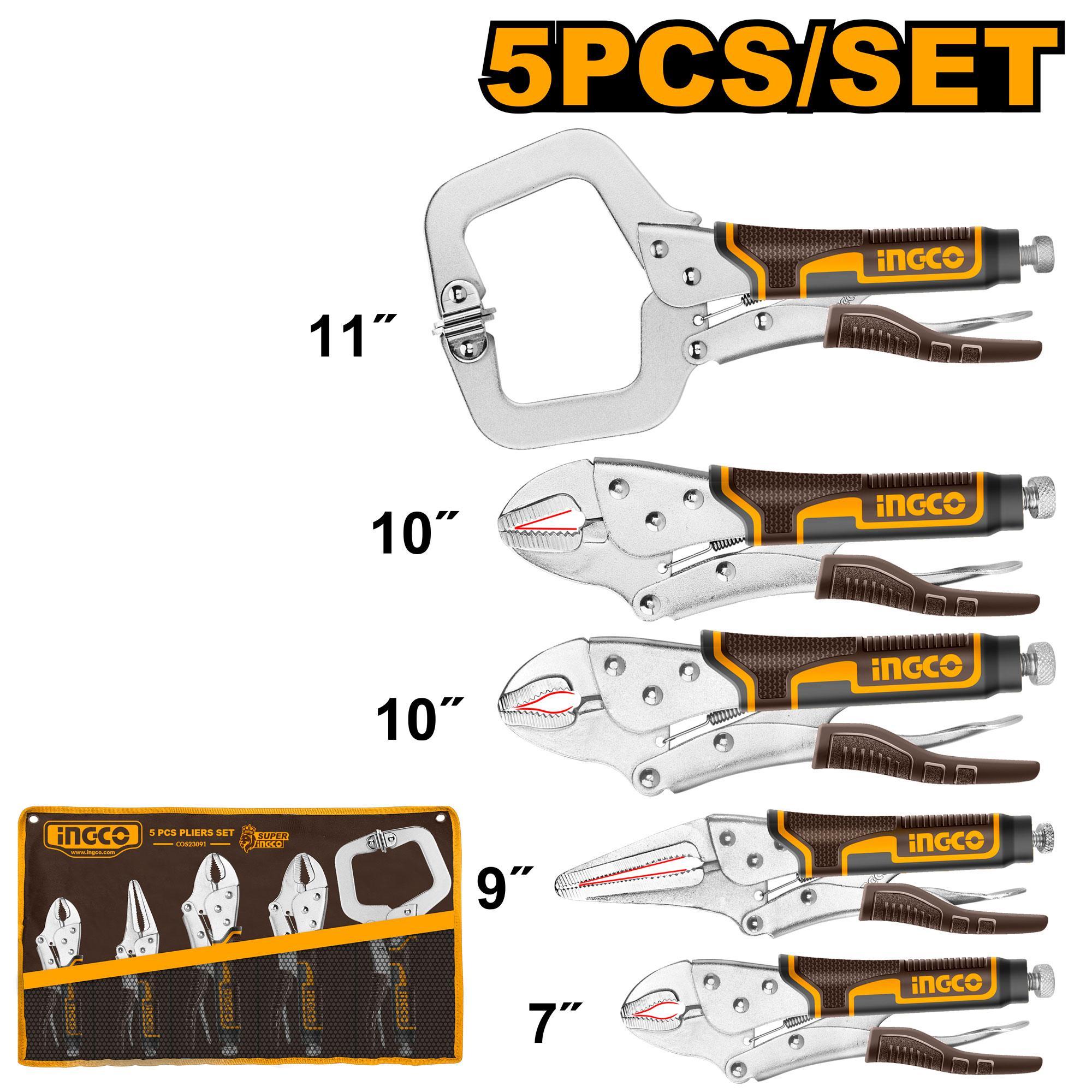 Ingco COS23091 5 Pcs Pliers Set