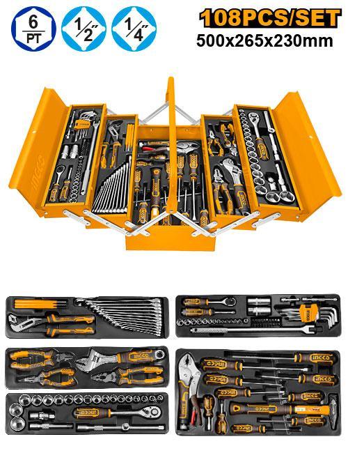 Ingco HTCS151081 108 Pcs Tool Chest Set