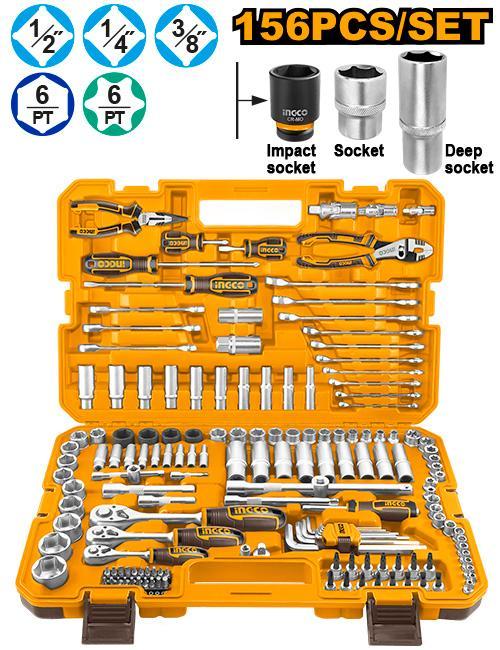 Ingco HKTHP21561 156 Pcs Combination Tools Set