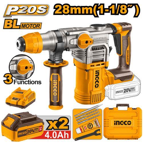 Ingco CRHLI202882 Cordless Rotary Hammer