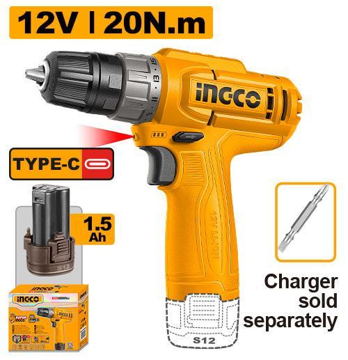 Ingco CDLI12456 Cordless Drill