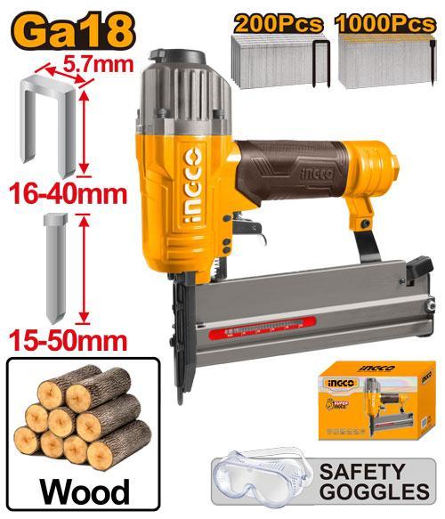 Ingco ACN50401 2 In 1 Combo Brad Nailer