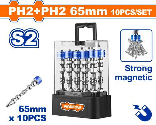 Wadfow WSV3B01 Strong Magnetic Screwdriver Bits Set