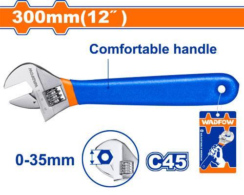 Wadfow WAW5112 Adjustable Wrench