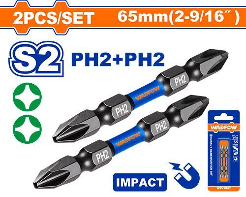 Wadfow WSV3K62 Impact Screwdriver Bits