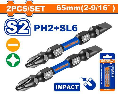Wadfow WSV3K63 Impact Screwdriver Bits