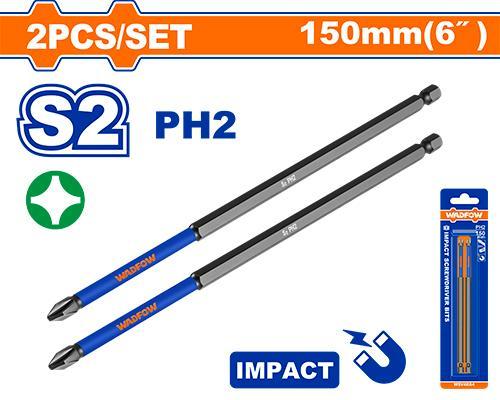 Wadfow WSV4K64 Impact Screwdriver Bits