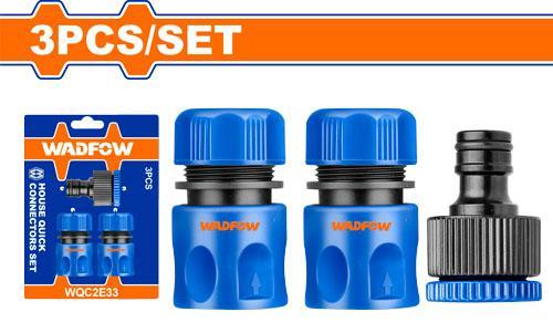 Wadfow WQC2E33 3 Pcs Hose Quick Connectors Set