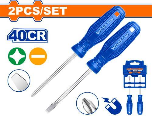 Wadfow WSS2302 2 Pcs Screwdriver Set