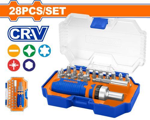 Wadfow WSS8B28 28 Pcs Screwdriver Bits Set